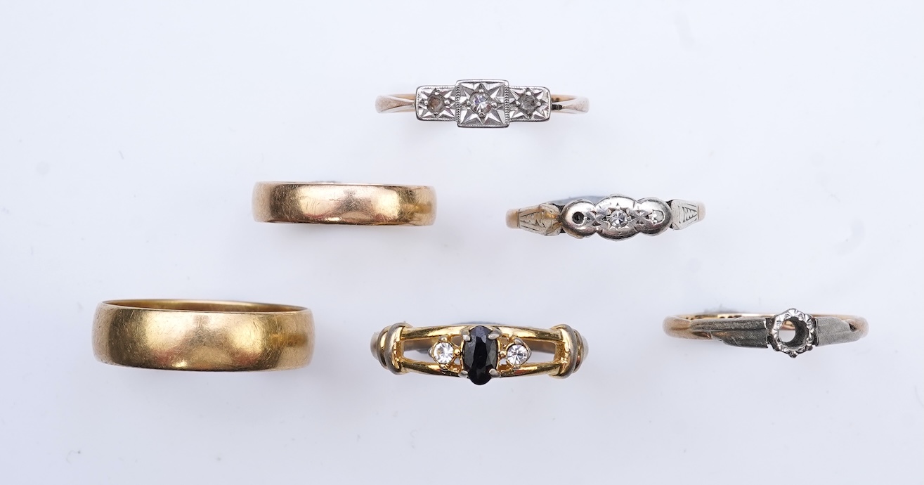 A collection of five rings